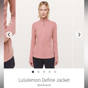 Lululemon Define Jacket
Quicksand. Size 10. EUC